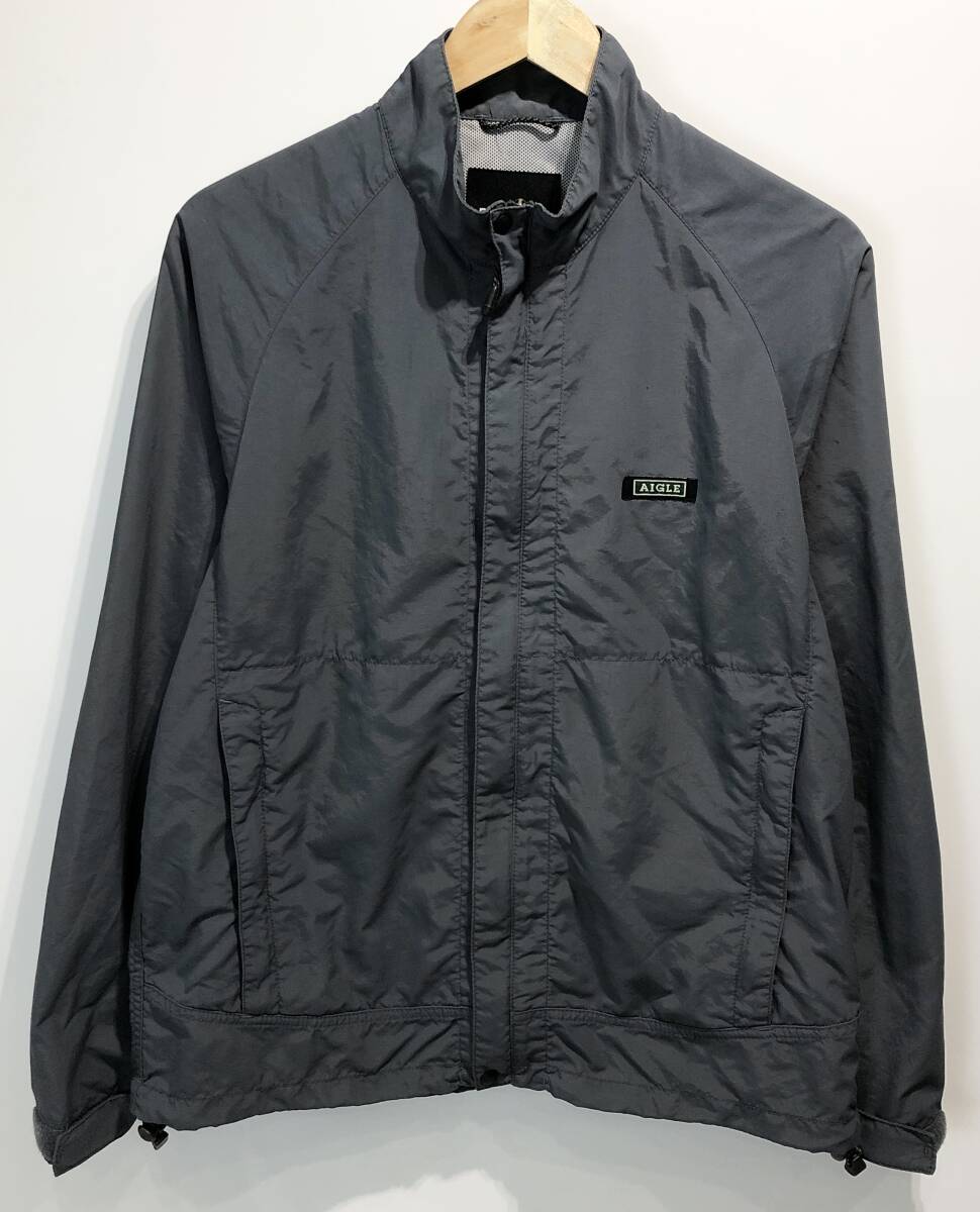 AIGLE ナイロン ジャケット グレー 8504-51414 エーグル SIZE：S■R0417