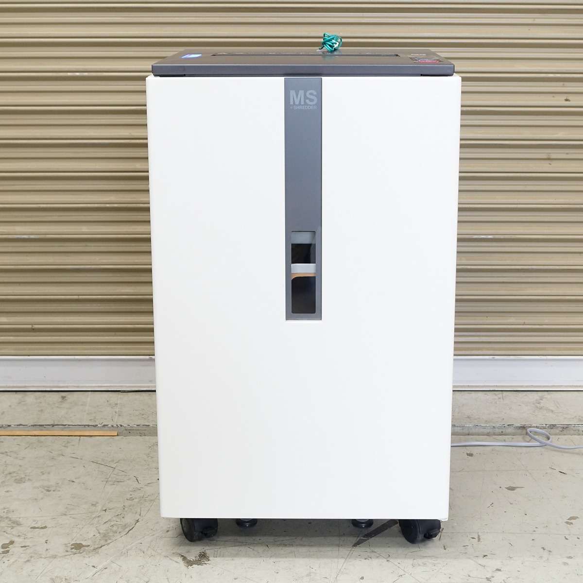 明光商会 MSシュレッダー UA-F25C-L A3対応 動作品 / ワンカットクロス くず箱容量79L 連続運転可能 ホッチキス対応 *449114