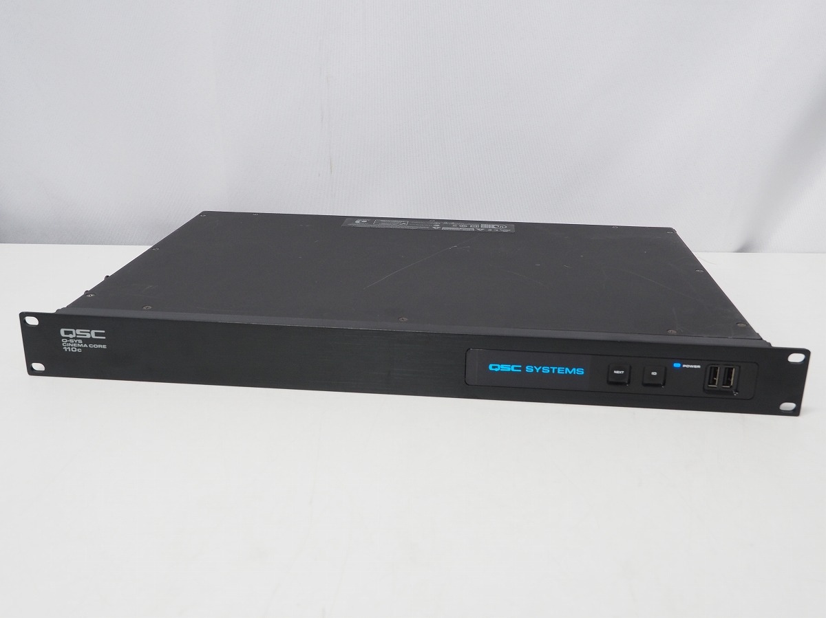 QSC Q-SYS CINEMA CORE 110c シネマプロセッサー *449283