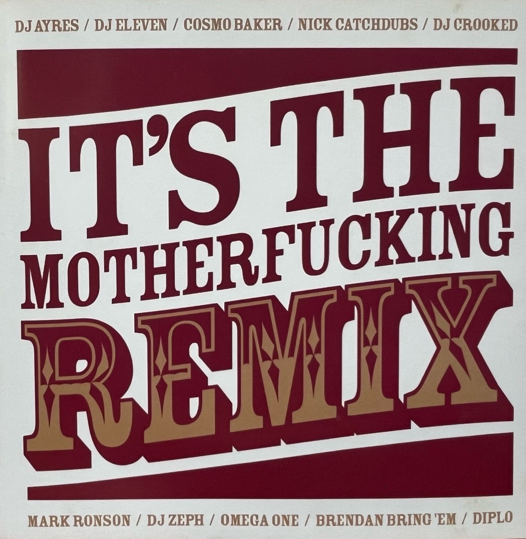 THE RUB - IT'S THE MOTHERFUCKING REMIX 中古MIXCD DJ AYRES DJ ELEVEN COSMO BAKER NICK CATCHDUBS DJ CROOKED MARK RONSON DJ ZEPH 