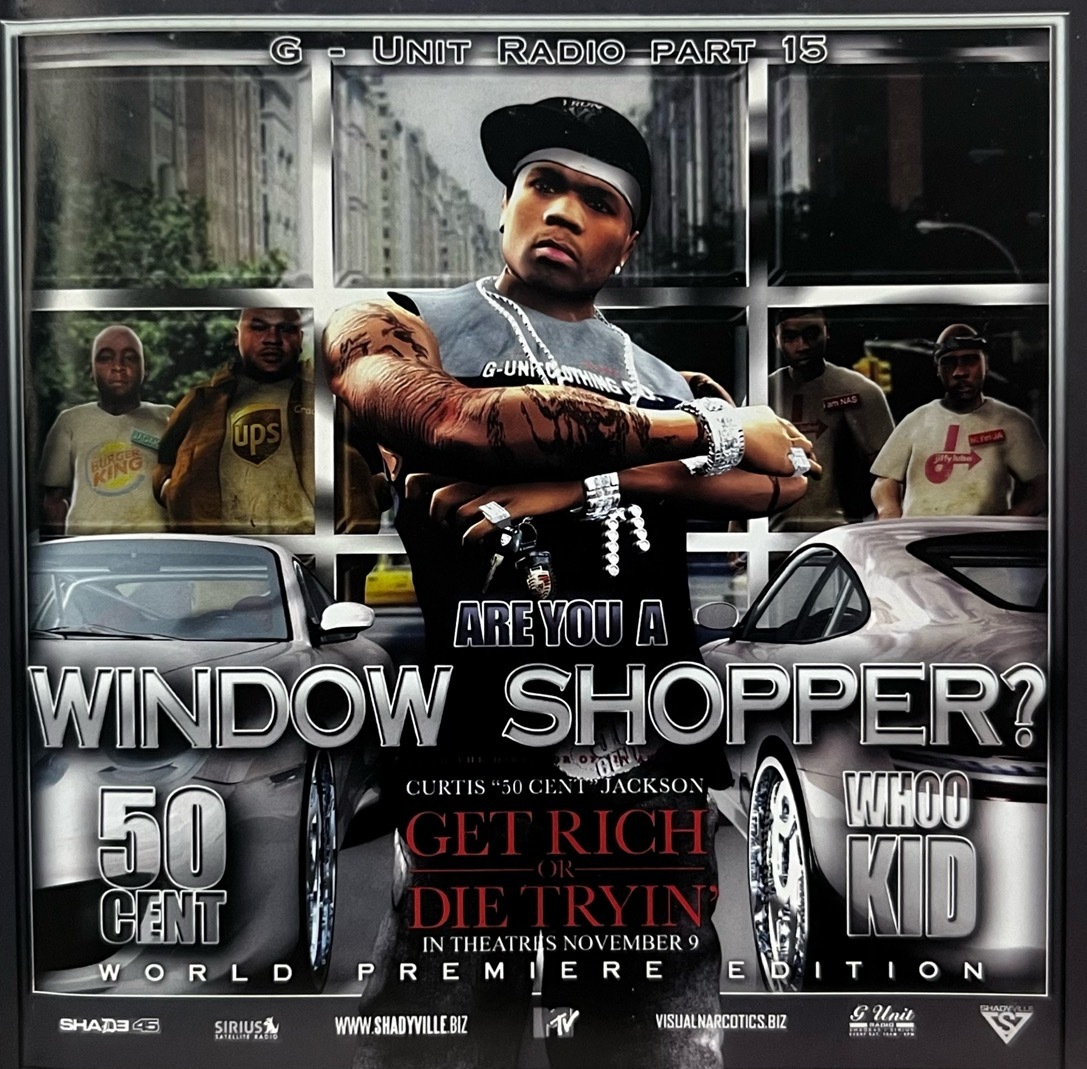 50 CENT, WHOO KID - ARE YOU A WINDOW SHOPPER? 中古CD MASE MURDA PRODIGY SPYDER LOC LLOYD BANKS DJ WHOOKID YOUNG BUCK LIL SCRAPPY