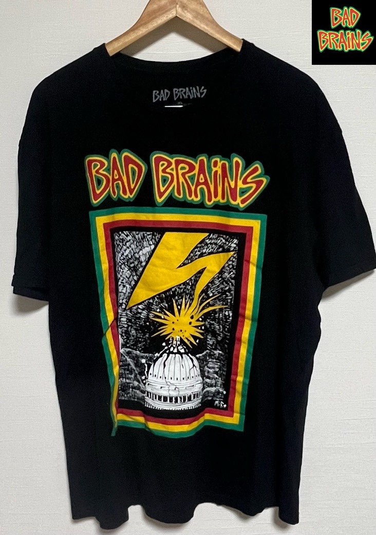BAD BRAINS Tシャツ ブラック XL 古着 バッド・ブレインズ バッドブレインズ ハードコア