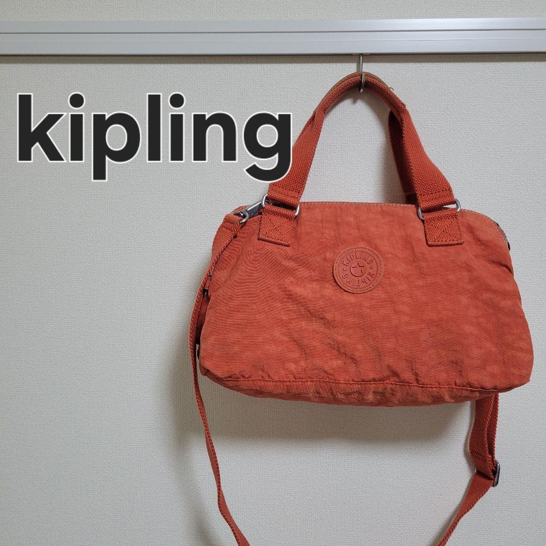 kipling キプリング FOLLO ショルダーバッグ　2WAY オレンジ