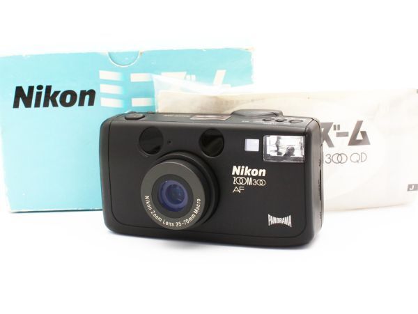 64【動作品】NIKON ニコン ZOOM 300 QD AF オートフォーカス Point & Shoot フィルムカメラ