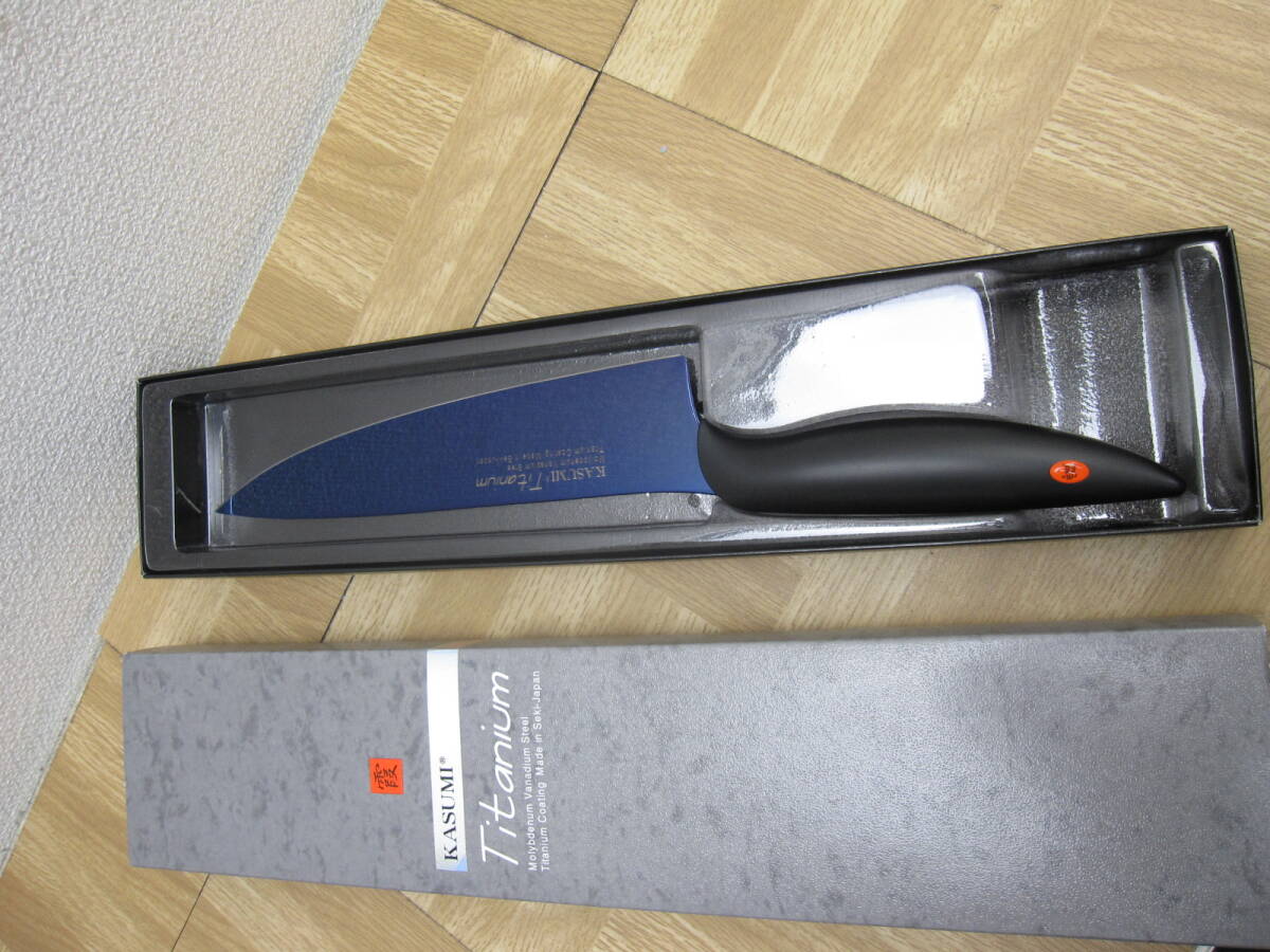 it/636060/2604/SUMIKAMA スミカマ 霞チタニウム 20cm ミッドナイトブルー チタンコーティング 22020-VI /未使用品