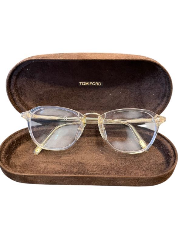 ケース付き TOM FORD トムフォード TF 5727 D-B 026 53□21 145 0 眼鏡 メガネ クリア メンズメガネ #M043