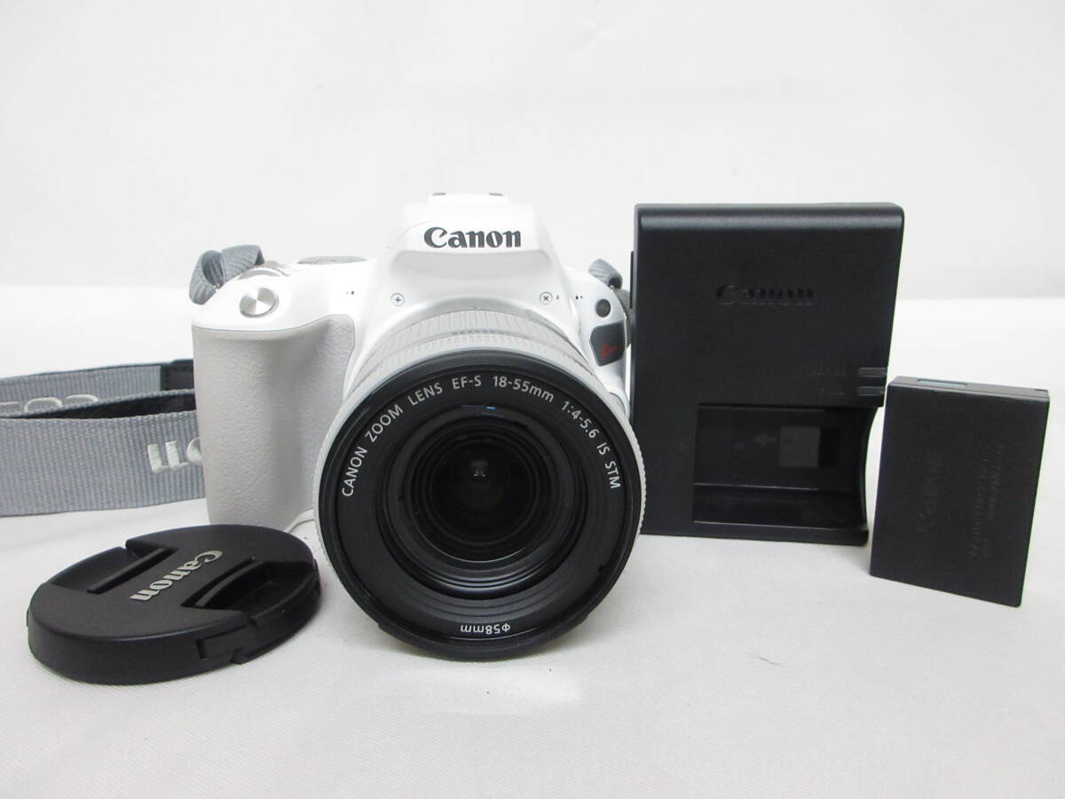 105C952D◆Canon EOS kiss X9 / 18-55mm 1:4-5.6 一眼レフ デジタルカメラ キャノン レンズ バッテリー付き 中古