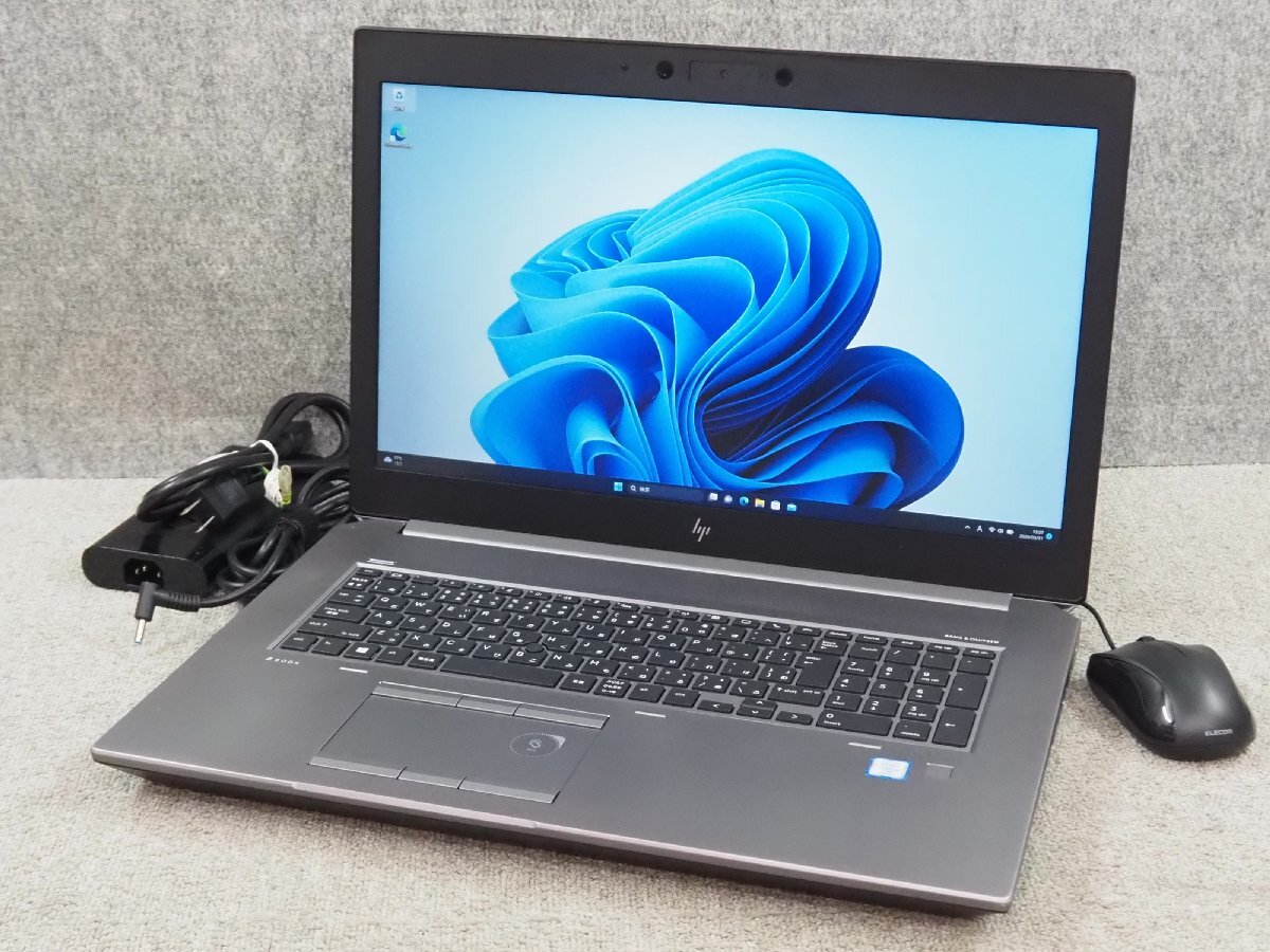 [920]☆ Win11pro認証済 ☆ hp Zbook 17 G6　Core i7-9850H 2.60GHz/32GB/SSD 512GB/Quadro RTX4000/BD-RE ☆ 17.3インチ 1920×1080