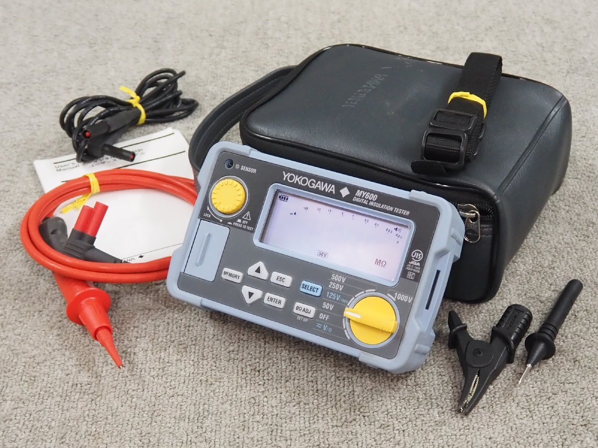 [0634] ☆ YOKOGAWA/横河電機　DIGITAL INSULATION TESTER/ディジタル絶縁抵抗計　MY600 ☆