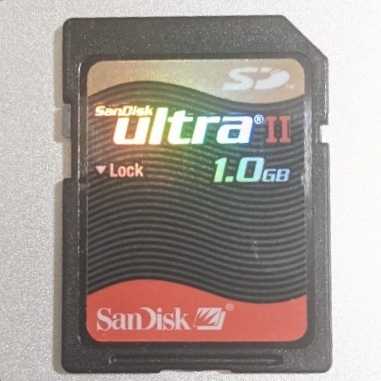 1GB SanDisk SDカード Ultra ⅱ SDメモリーカード 動作確認済み