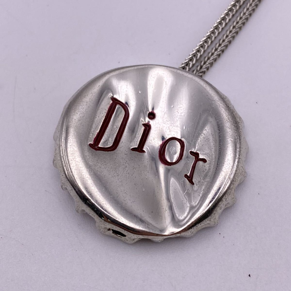 S Christian Dior クリスチャンディオール ボトルキャップ ロゴ ストラップ チャーム ブレスレット アクセサリー ブランド かわせみ