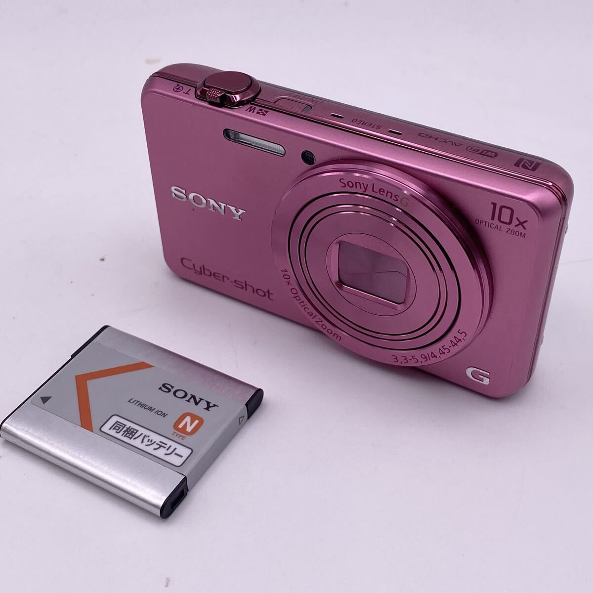 S SONY ソニー Cyber-shot DSC-WX220 ピンク コンパクトデジタルカメラ バッテリー付 充電器なし かわせみ