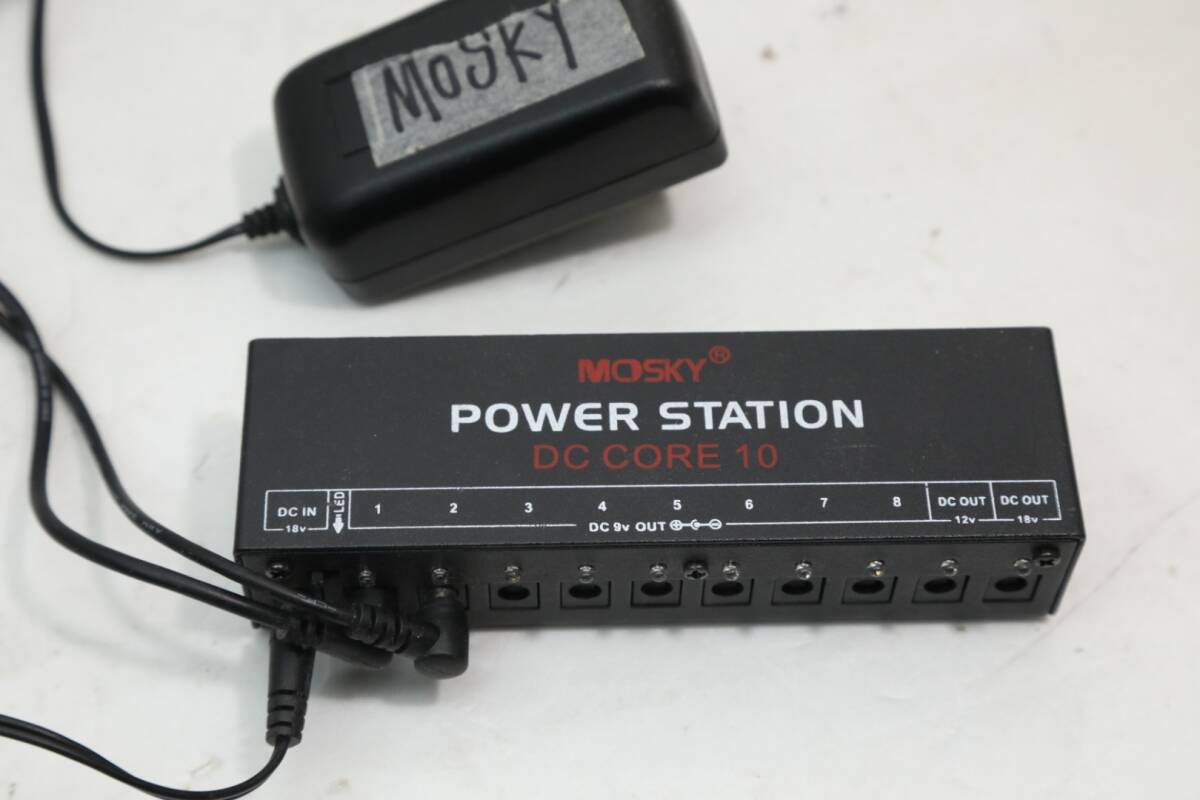 ◆ 　MOSKY DC CORE 10 パワーサプライ エフェクター用 電源　　　#32721　◆