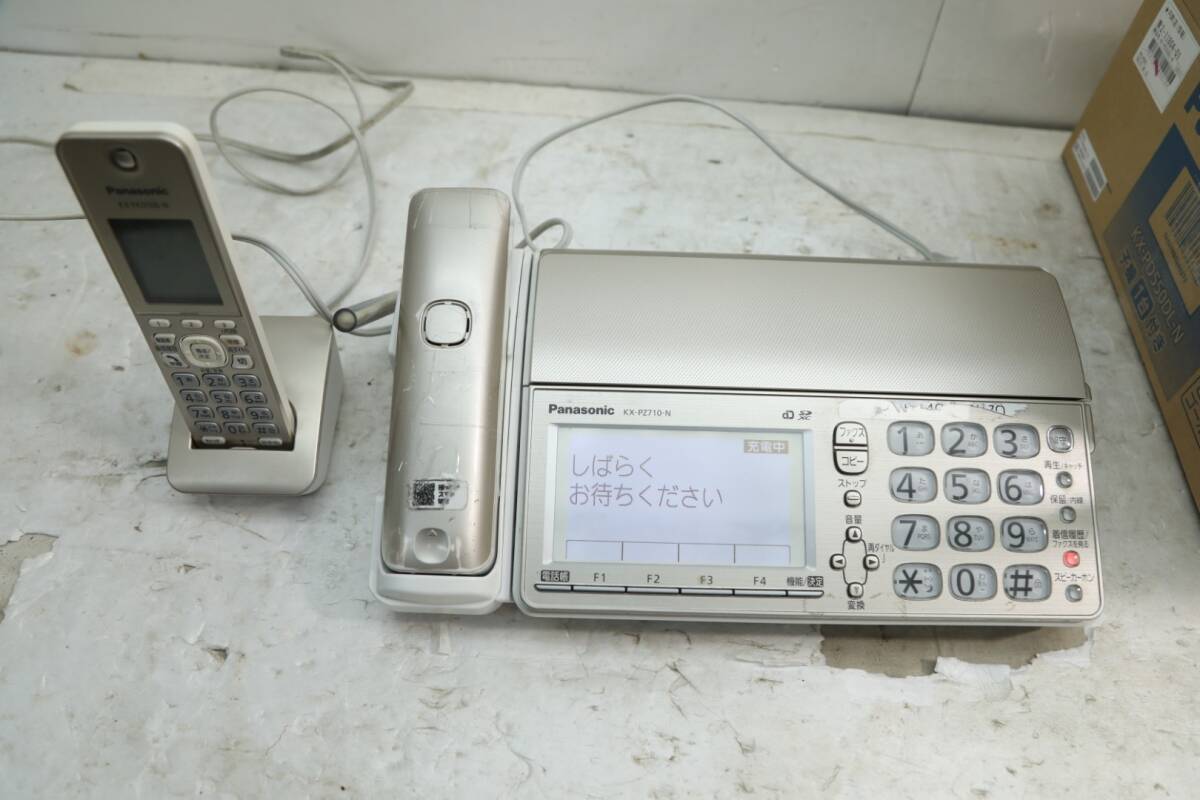 ◆ 　Panasonic パーソナルFAX KX-PZ710（子機 KX-FKD506）　　　#32816　◆
