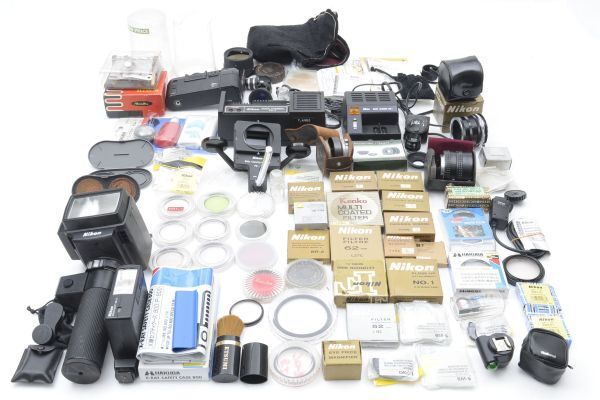 5694-140 Nikon Hakuba Kenko等 保護フィルター ルーペ フィルムカメラ用アクセサリ 多量 大量 まとめて 動作未確認 ジャンク 同梱不可