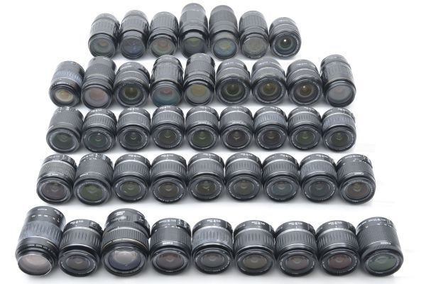 5702-140 Canon EF-S 17-85 18-55 IS USM EF 55-200 75-300 ULTARASONIC等 キヤノン カメラレンズ大量 まとめ 動作未確認 現状品 同梱不可