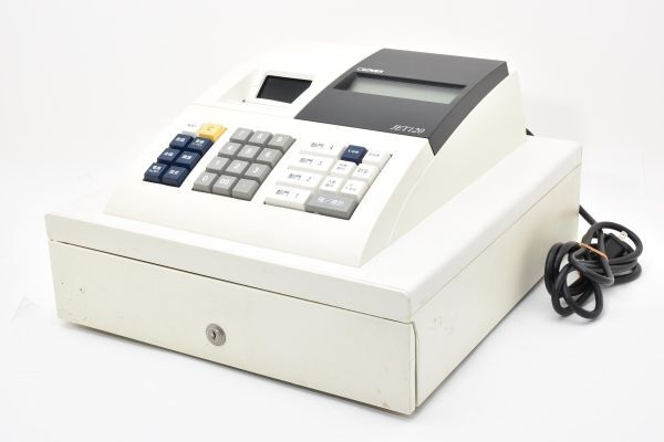 5703-120 CLOVER MODEL JET120 Made in Malaysia マレーシア製 レジスター クローバー電子 通電OK 簡易動作チェック済 現状品 同梱不可