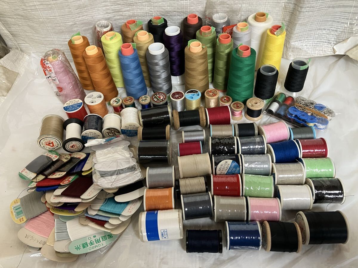 M-⑤ 糸　大量 ミシン糸 裁縫 手芸 ハンドメイド 手芸材料　まとめて