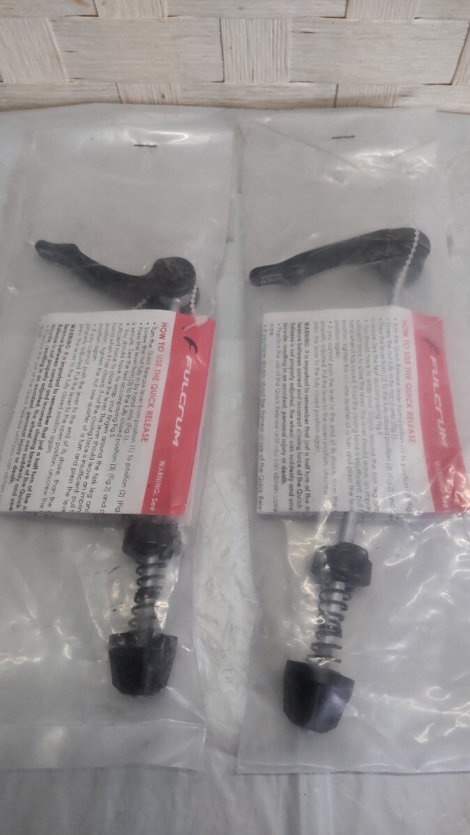 4H22⑧「フルクラム」自転車　部品　（クイックリリース）長期保管期間アリ