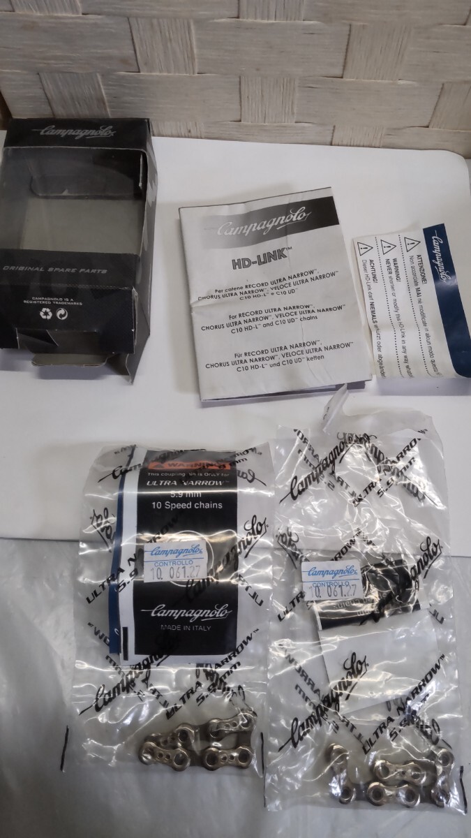 4H23②「自転車部品」ULTRA NARROW 5.9mm カンパニョーロ　中古