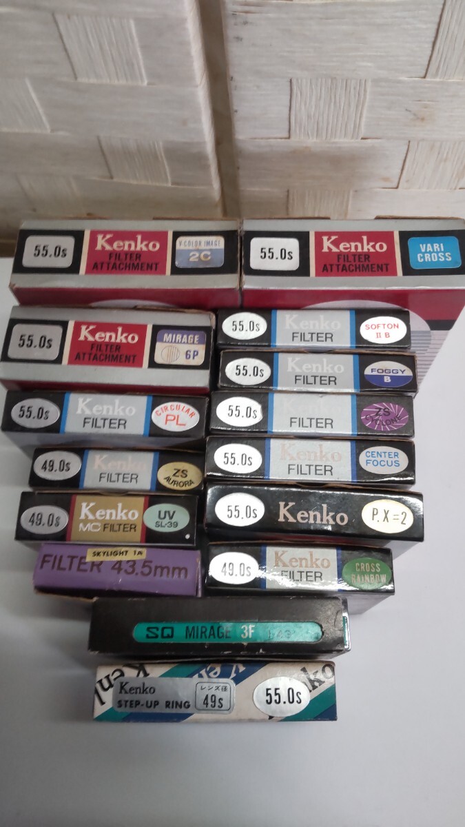 4H25③「昭和レトロ」カメラレンズ　ほぼKenko　他メーカー混じり（まとめ売り）中古