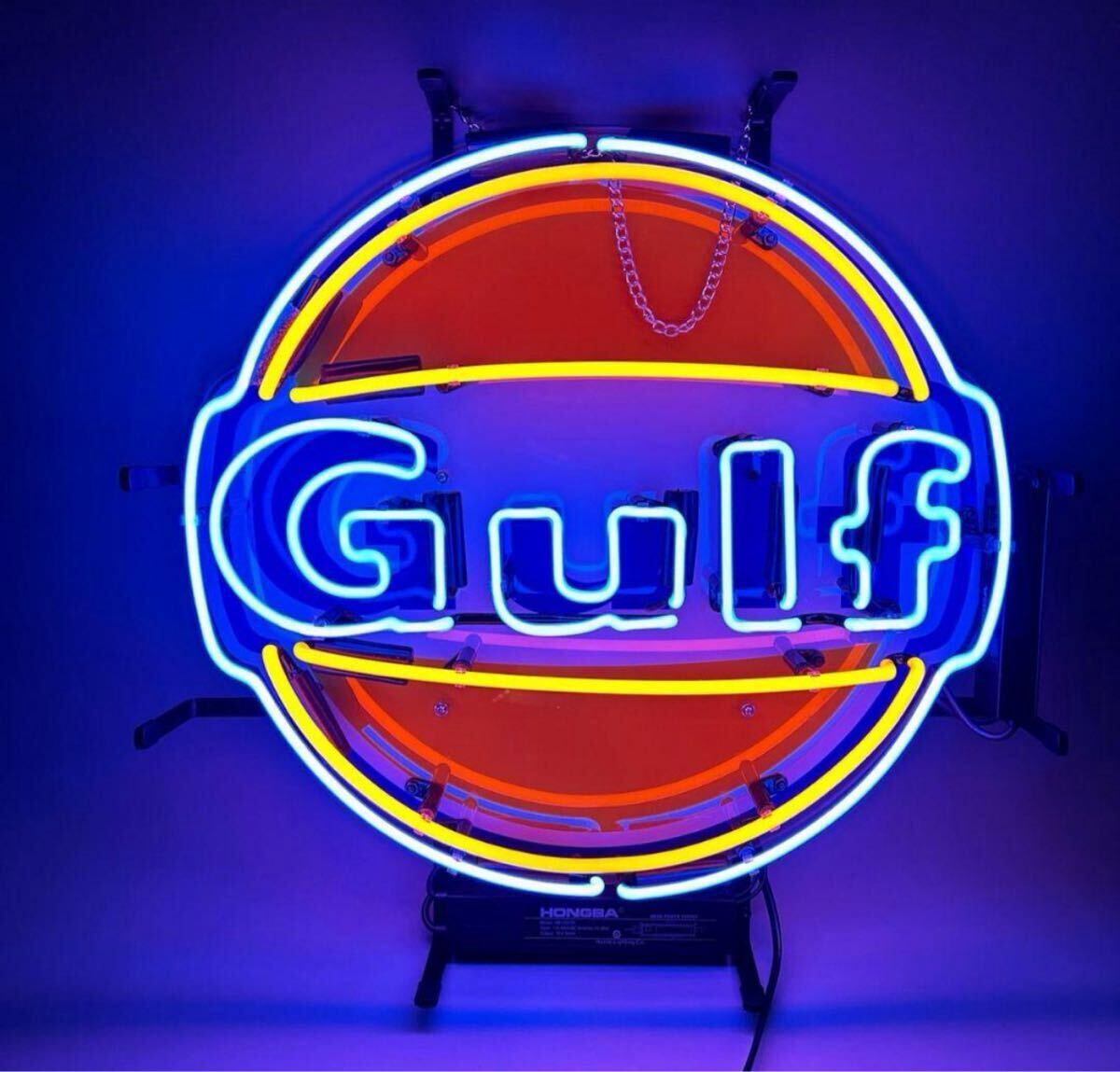 『前回すぐ売り切れた★gulfネオン看板★インテリア ネオンサイン 世田谷ベース アメリカ雑貨 ガルフ ガレージ 電飾看板 』