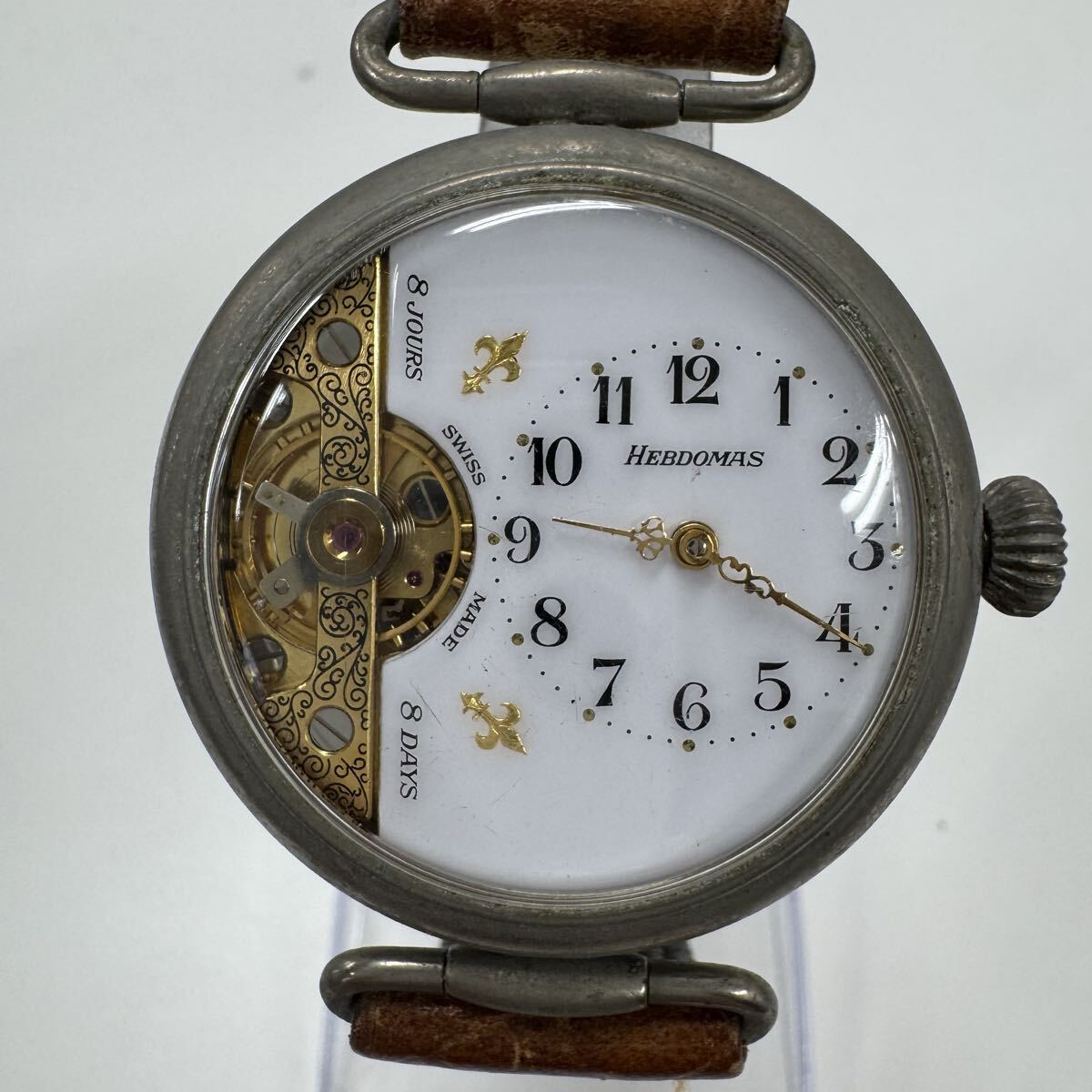 HS260319IS【epos Hebdomas】ヘブドマス 8日巻き腕時計Hebdomas 8 Days Wrist Watch エポス HEBDOMAS 手巻き 腕時計８日巻 アンティーク