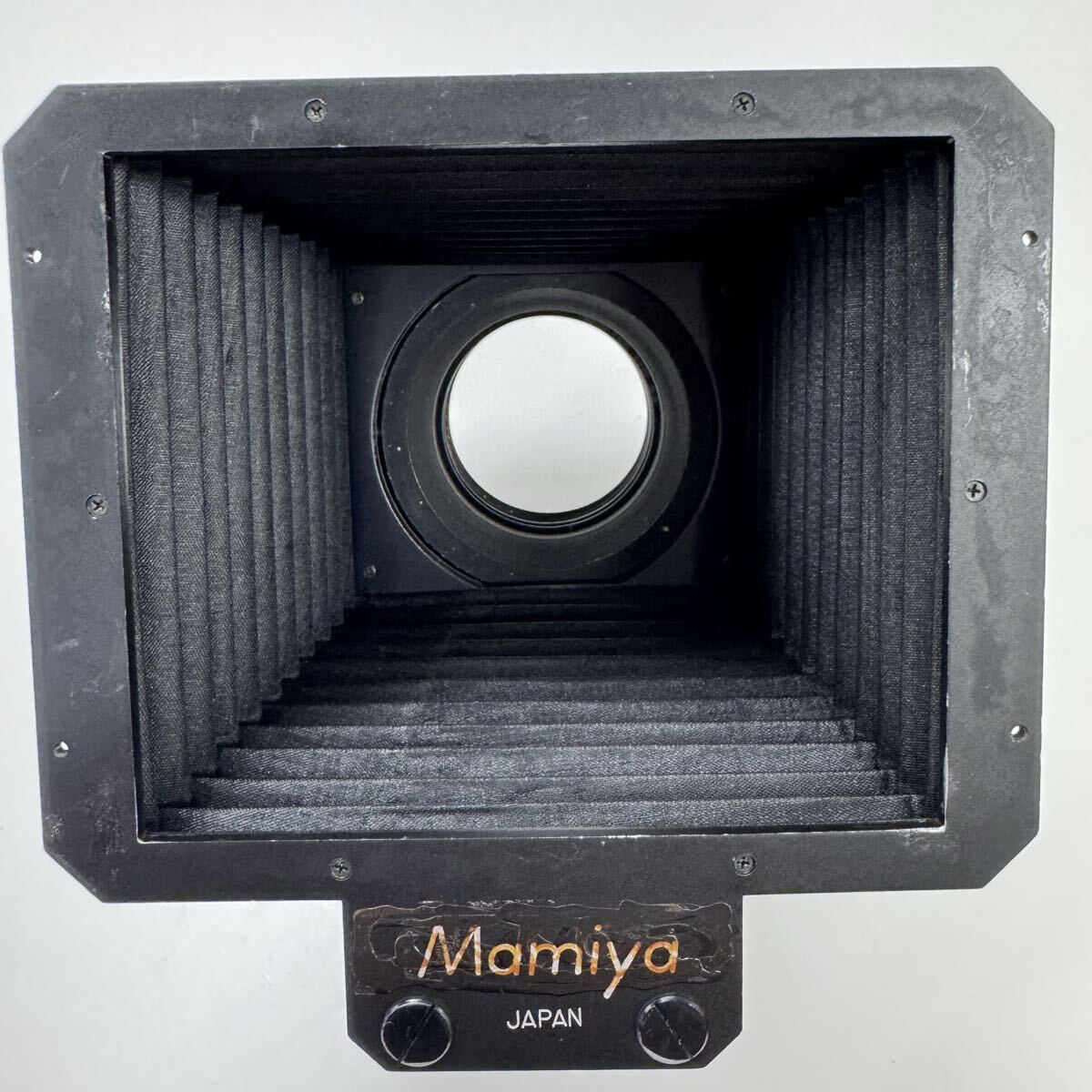 HS260319IS【Mamiya】マミヤ 蛇腹式 レンズフード カメラ コンペンディウムフード（Compendium Hood）