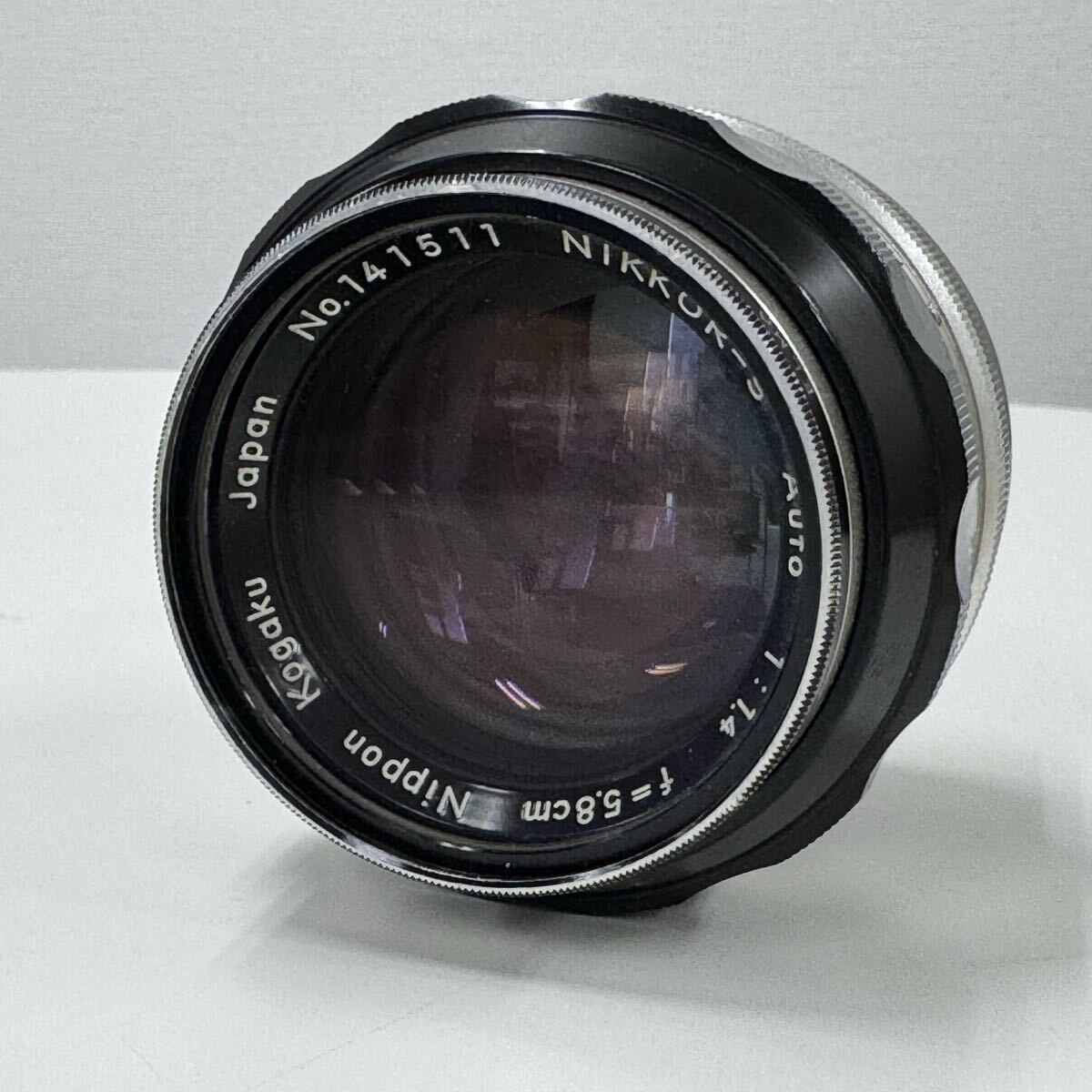 HS260304SK【ニコン】Nikkor-S Auto 5.8cm F1.4 希少 オールドレンズ Nikon 一眼カメラ用 日本光学工業