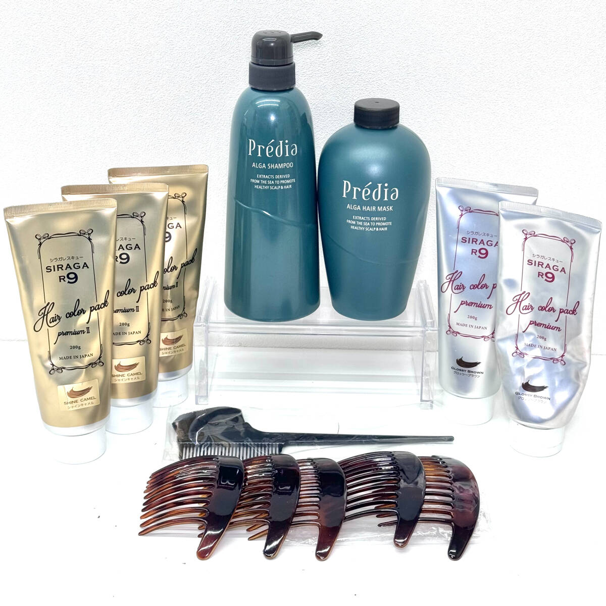 ◆ 未使用品含む ヘアケア13点まとめて 中古 ◆ KOSE Predia プレディア シラガR9ヘアカラーパックプレミアム Ⅱ トリートメント 【4780】