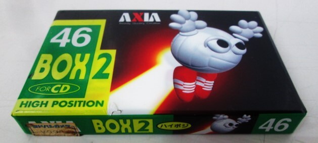 B■未開封■AXIA BOX2 46　ハイポジション　カセットテープ■