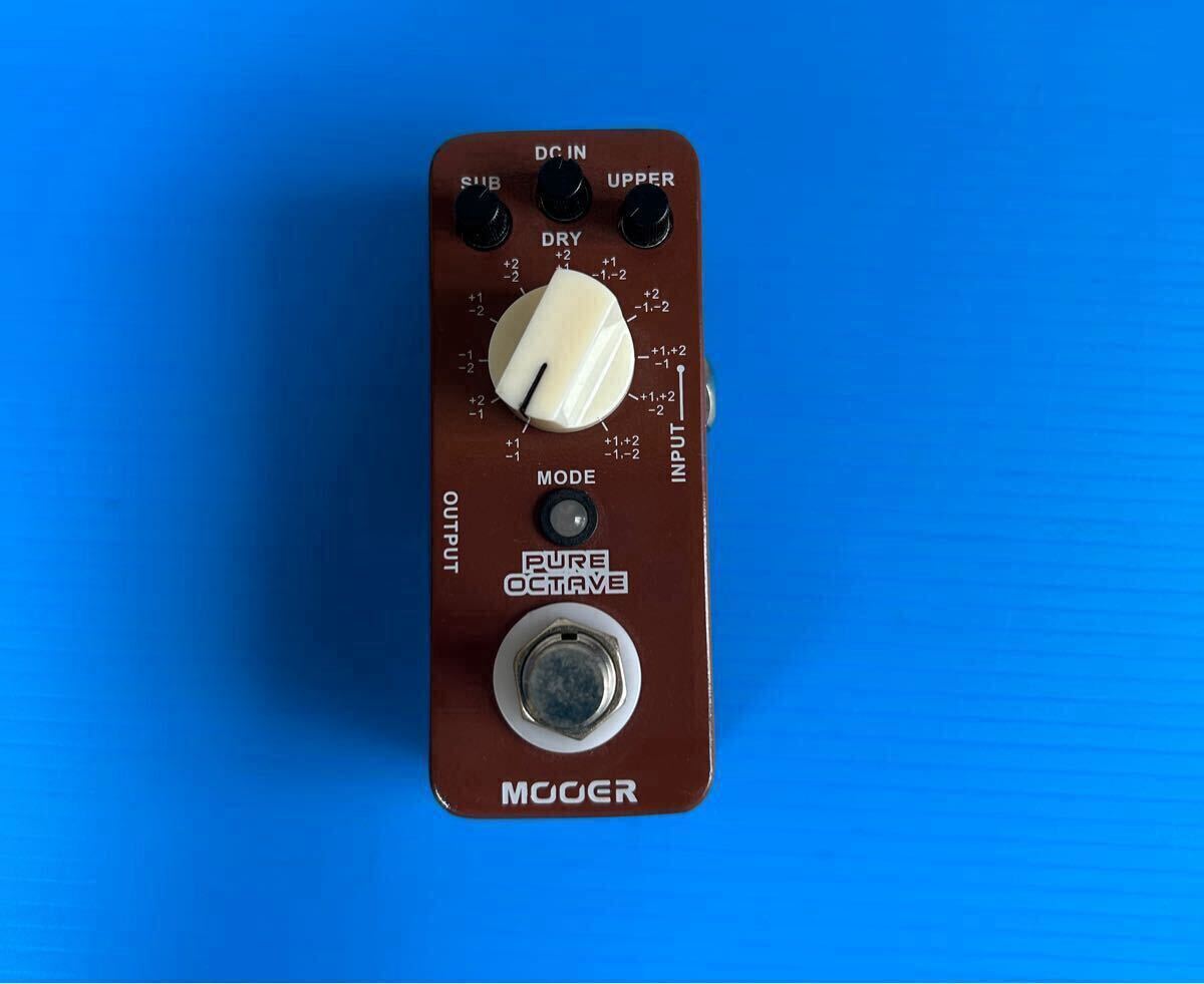 オクターバー エフェクター ムーア Mooer Pure Octave ピュアオクターブ ギターエフェクター