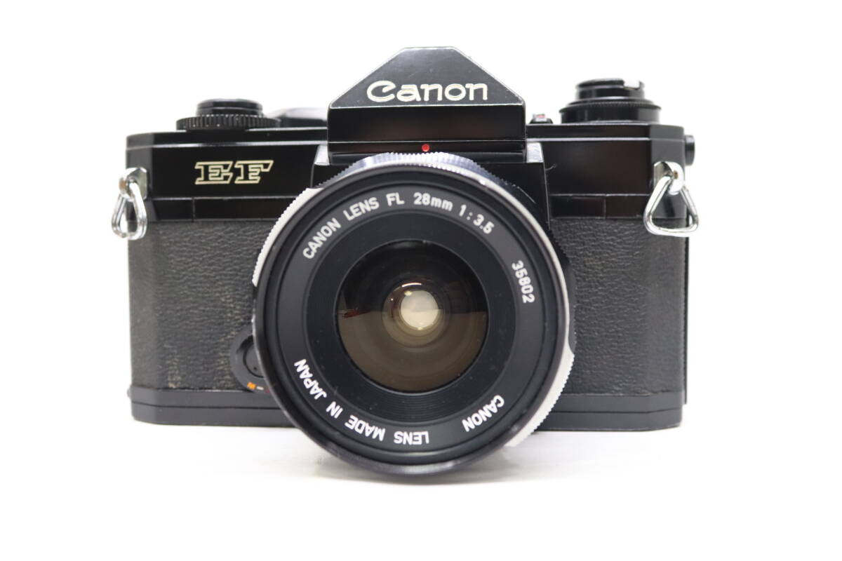 ★良品★ CANON キヤノン EF + FL 28mm F3.5 レンズセット！ 一部訳あり品 OK9344