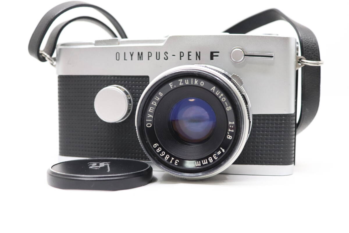 ★良品★ OLYMPUS オリンパス PEN-FT + F.ZUIKO AUTO-S 38mm F1.8 ハーフサイズ一眼レフカメラ レンズセット！