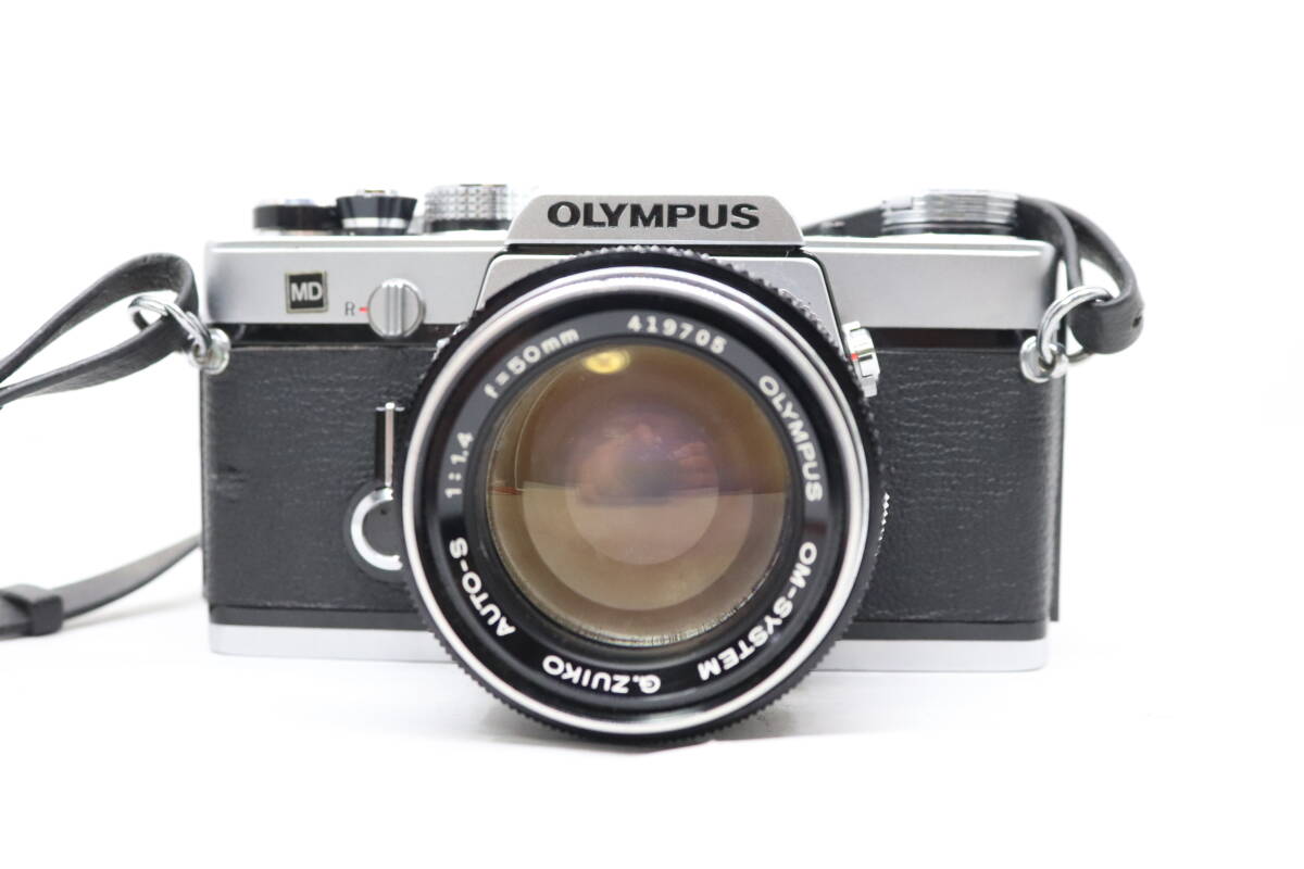 ★良品★ OLYMPUS オリンパス OM-1 + G.ZUIKO AUTO-S 50mm F1.4 一眼レフフィルムカメラ レンズセット！ OK9409