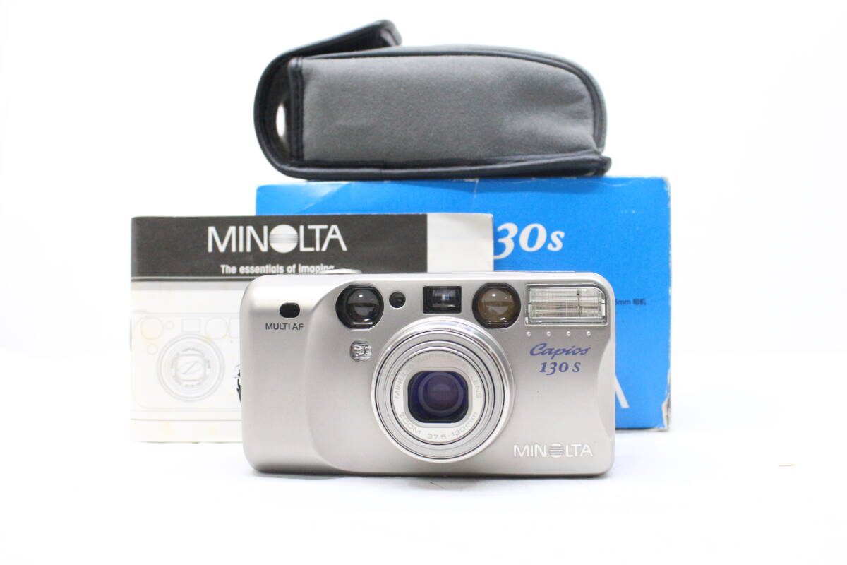 ★良品★ MINOLTA ミノルタ Capios 130S（箱付き） 38-130mm コンパクトフィルムカメラ！ OK9540