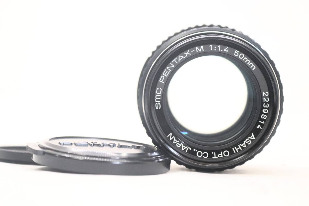 ★美品★ PENTAX ペンタックス SMC PENTAX-M 50mm F1.4 Pentax Kマウント 大口径単焦点レンズ！ OK9574