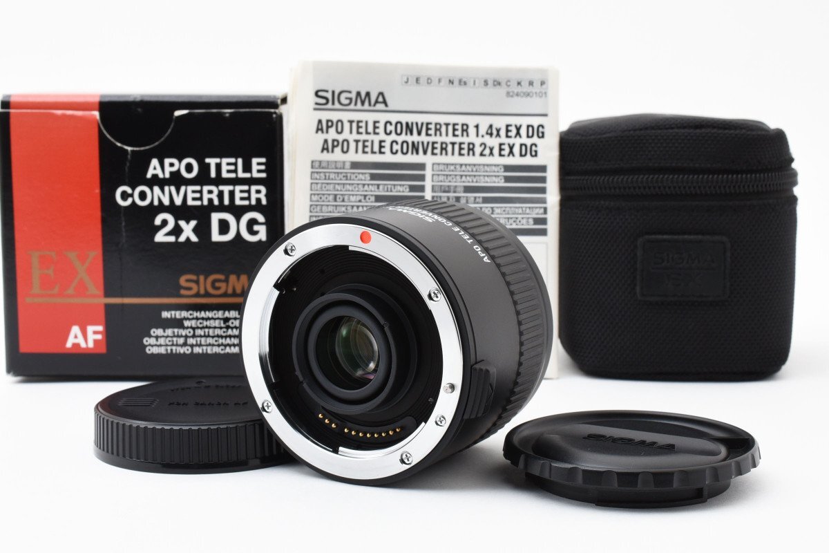 Sigma APO TELE Converter 2x EX DG Canon シグマ テレコンバーター レンズ キヤノン用