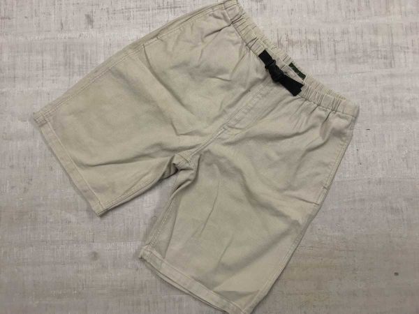 エディーバウアー Eddie Bauer アメカジ トラッド アウトドア 無地 ショート ハーフ クライミング パンツ ベージュ M メンズ コットン100%