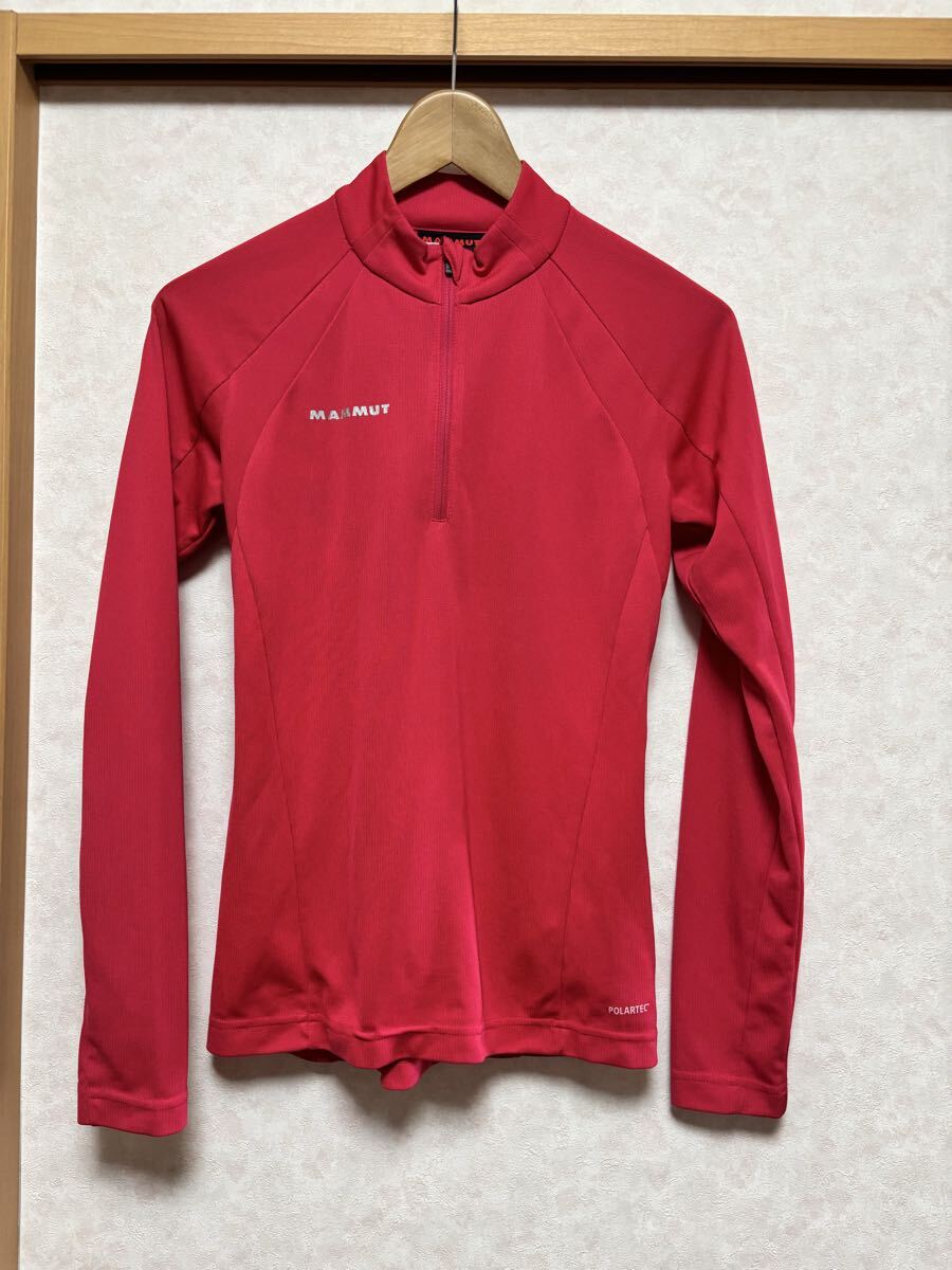 MAMMUT マムート トレイルライトジップロングスリーブ レディースS
