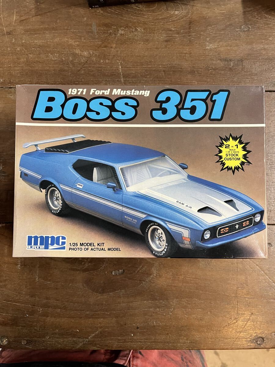 1971 Ford MustangBoss 351 マスタング フォード プラモデル当時物絶版アメ車