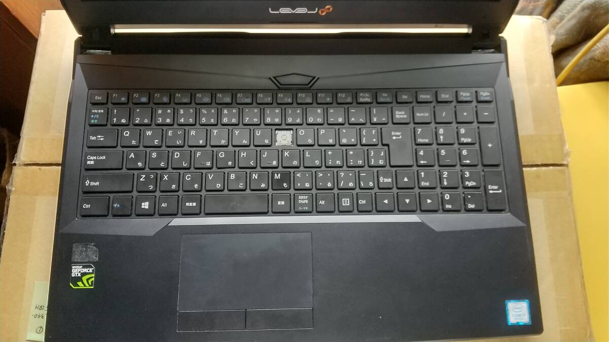 IIYAMA N850HK 15インチ/Core i 7-7世代/メモリ4GB/NVIDIA GEOFORCE GTX