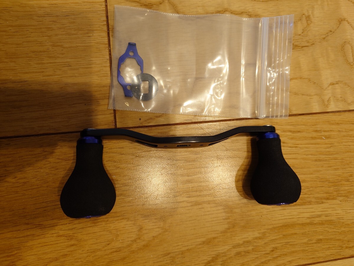 未使用送料込み　ダイワ　ソルティガBJ100SH ハンドル　ダブルハンドル　検索ソルティガBJ　SLPワークス　軸間約110