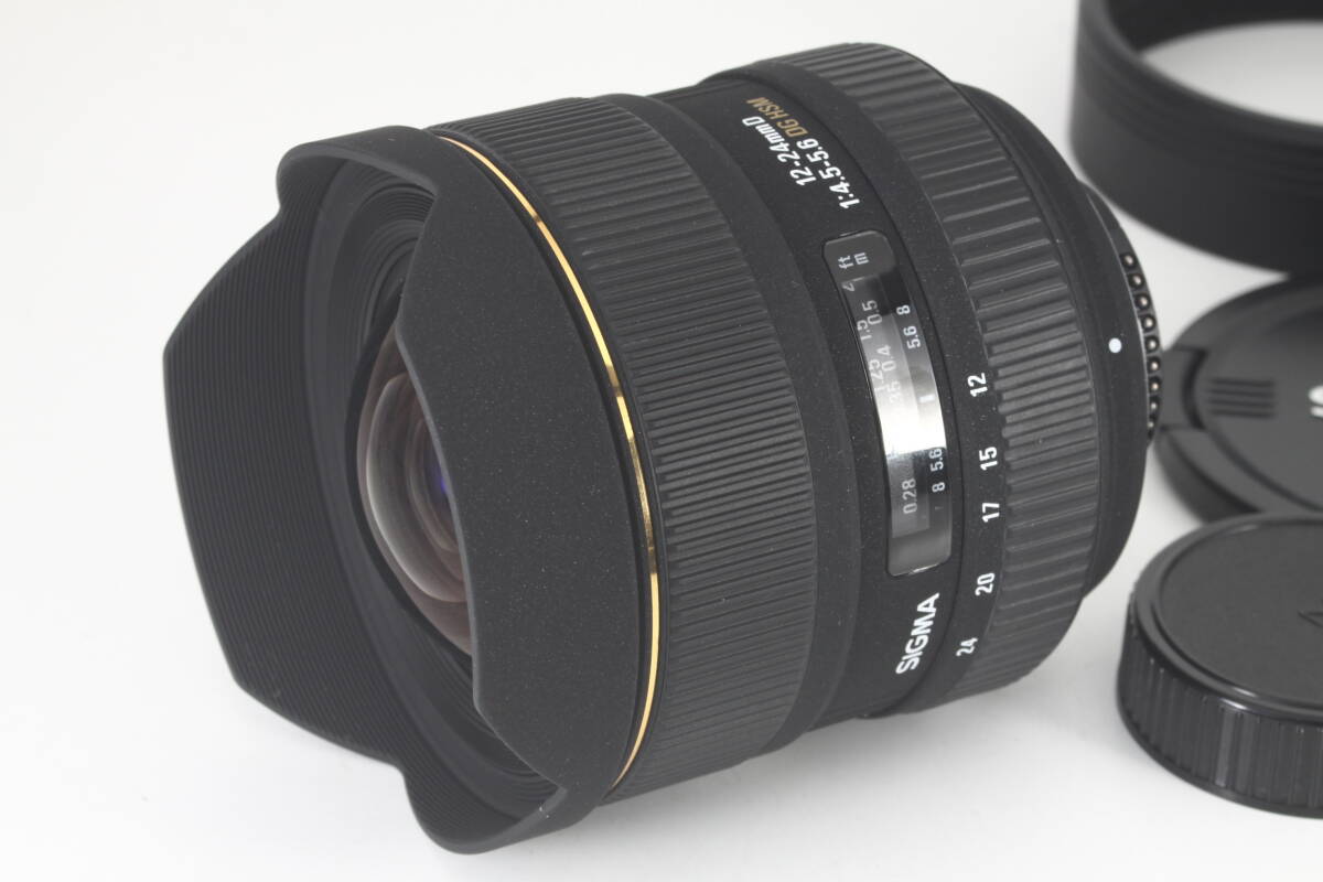 ★超極上美観★ SIGMA EX 12-24mm F4.5-5.6 DG HSM Nikon用 ★完動品★ ニコン #085