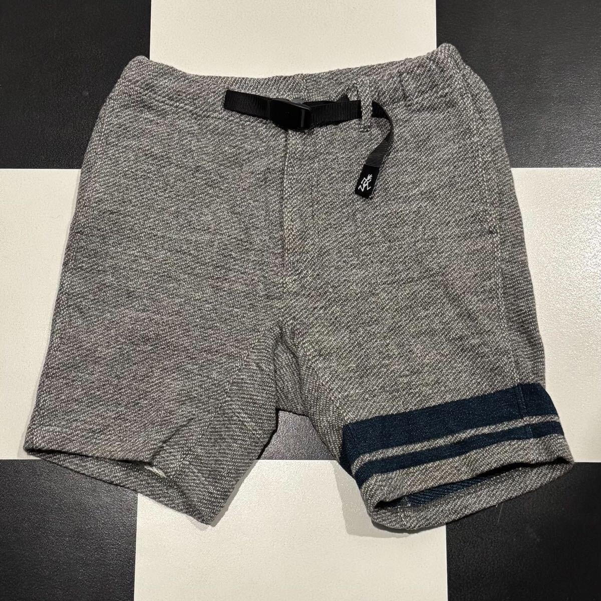 【290】 美品 グラミチ レミレリーフ 別注 インディゴ ライン ショーツ ショート パンツ M 2 gramicci remi relief indigo short pants