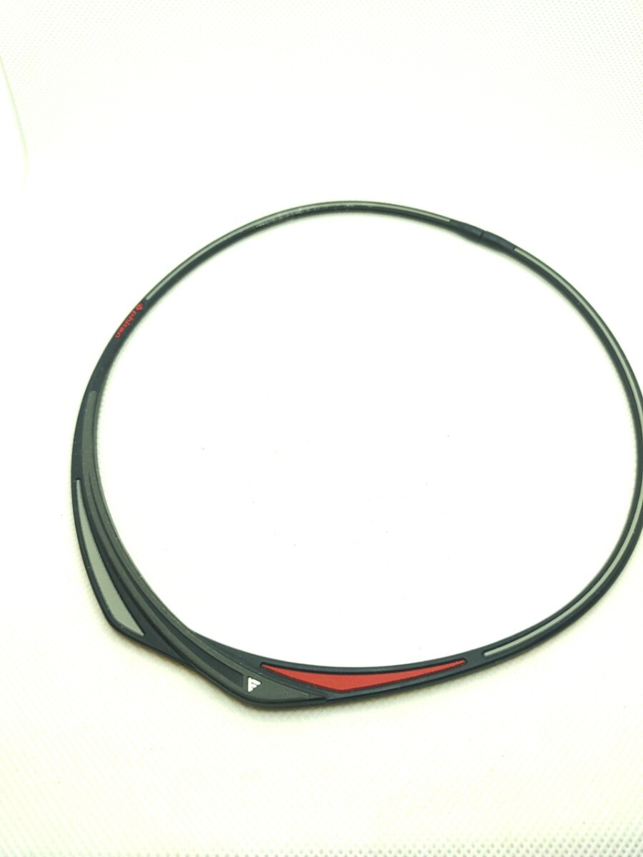 ファイテン PHITEN RAKUWAネック EXTREME ツイスト ブラック/レッド 磁気ネックレス 正規品 メンズ レディース 50cm 6S-6500 【動作OK】