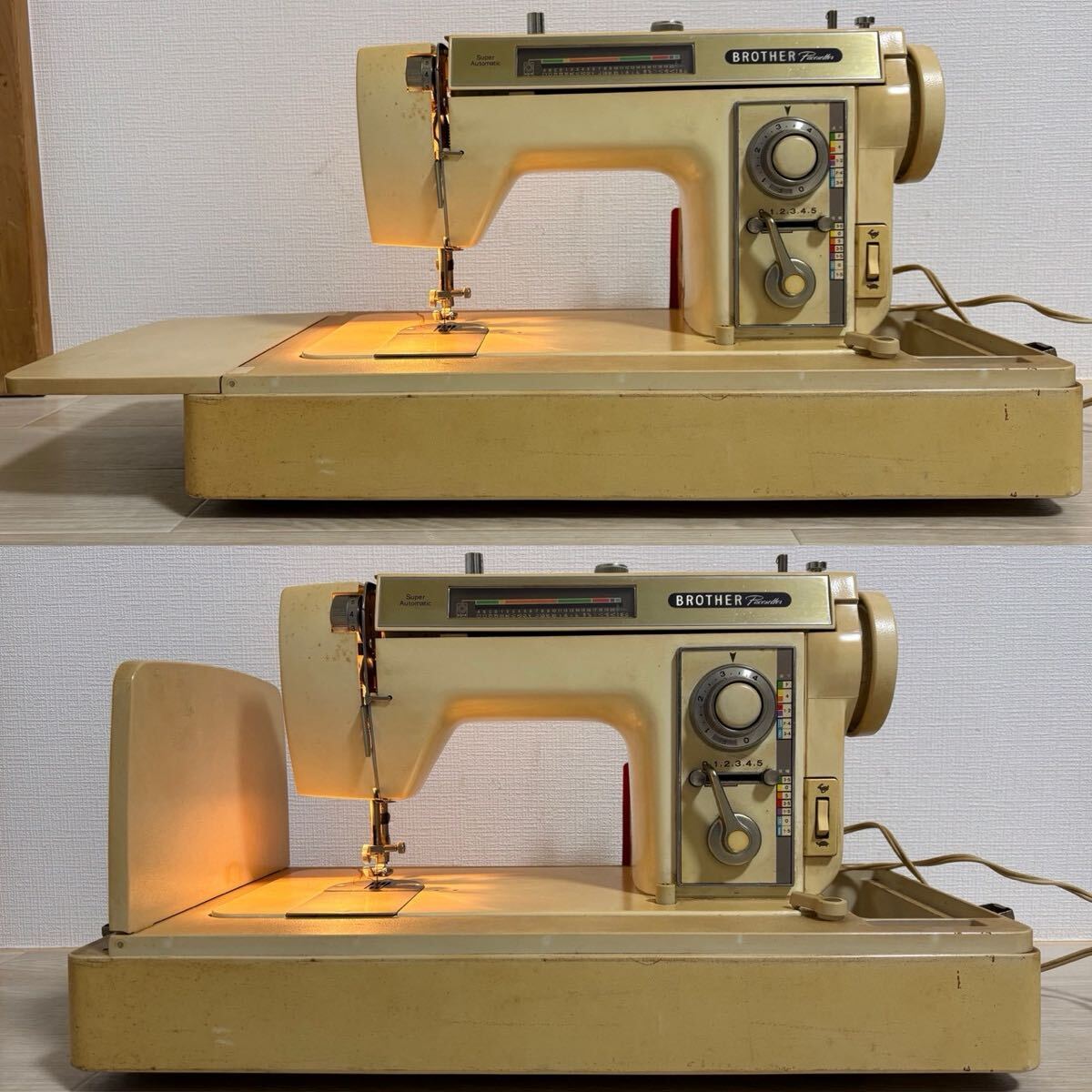 B0307 BROTHER ブラザー ミシン Pacesetter ZZ2-B711A ペースセッター フットコントローラー・ケース付き 通電のみ確認済み