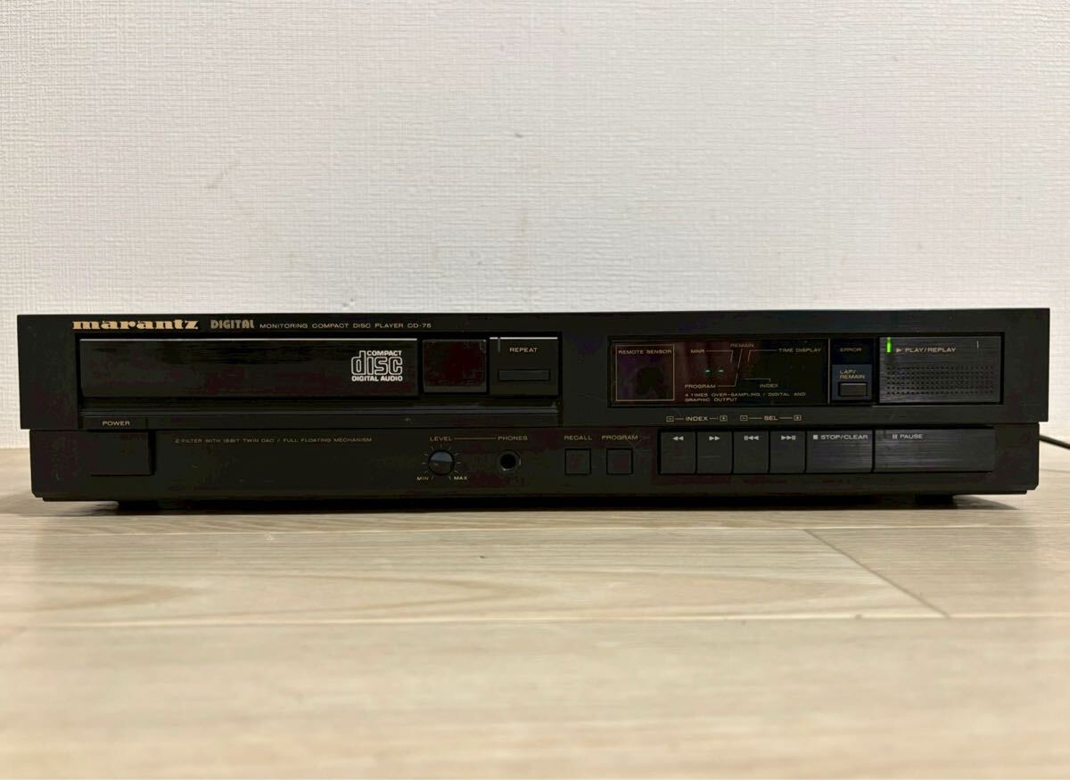 B0310 marantz マランツ CDプレーヤー CD-75 FB 通電のみ確認済み