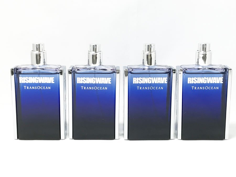 ◆未使用！ 香水4点セット RISINGWAVE ライジングウェーブ トランスオーシャン オードトワレ 50ml キャップ無し