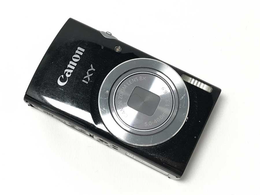 ◆Canon IXY 120 PC2048 コンパクトデジタルカメラ 8x ブラック 黒 キャノン イクシー バッテリーなし ジャンク品